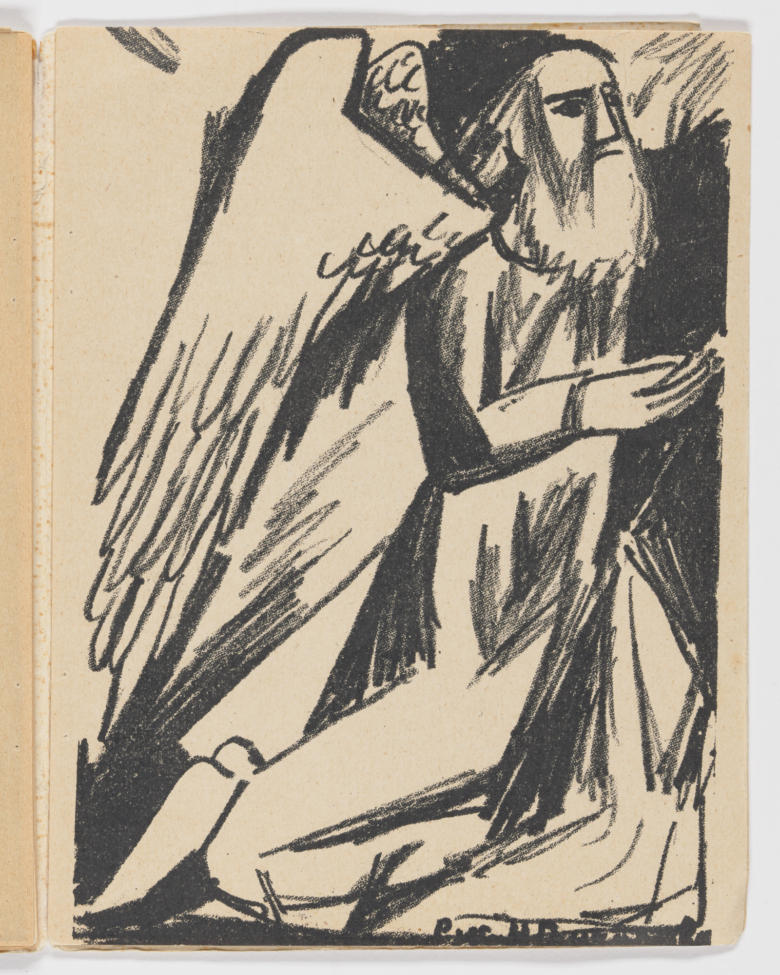 Natalia Goncharova. Plate (folio 13) from Igra v adu ( A Game in Hell )