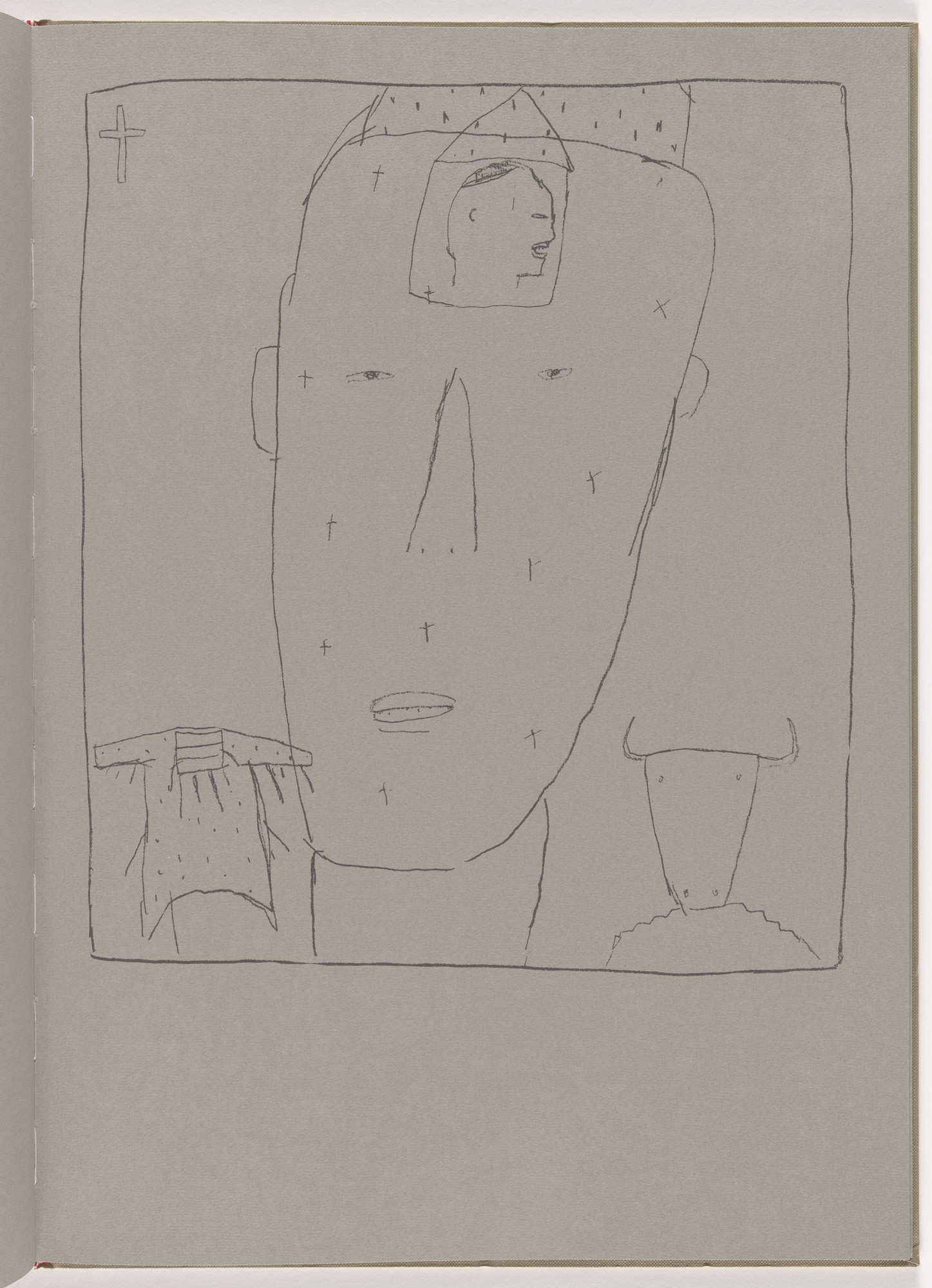 James Brown. Plate (folio 12) from Self Portraits