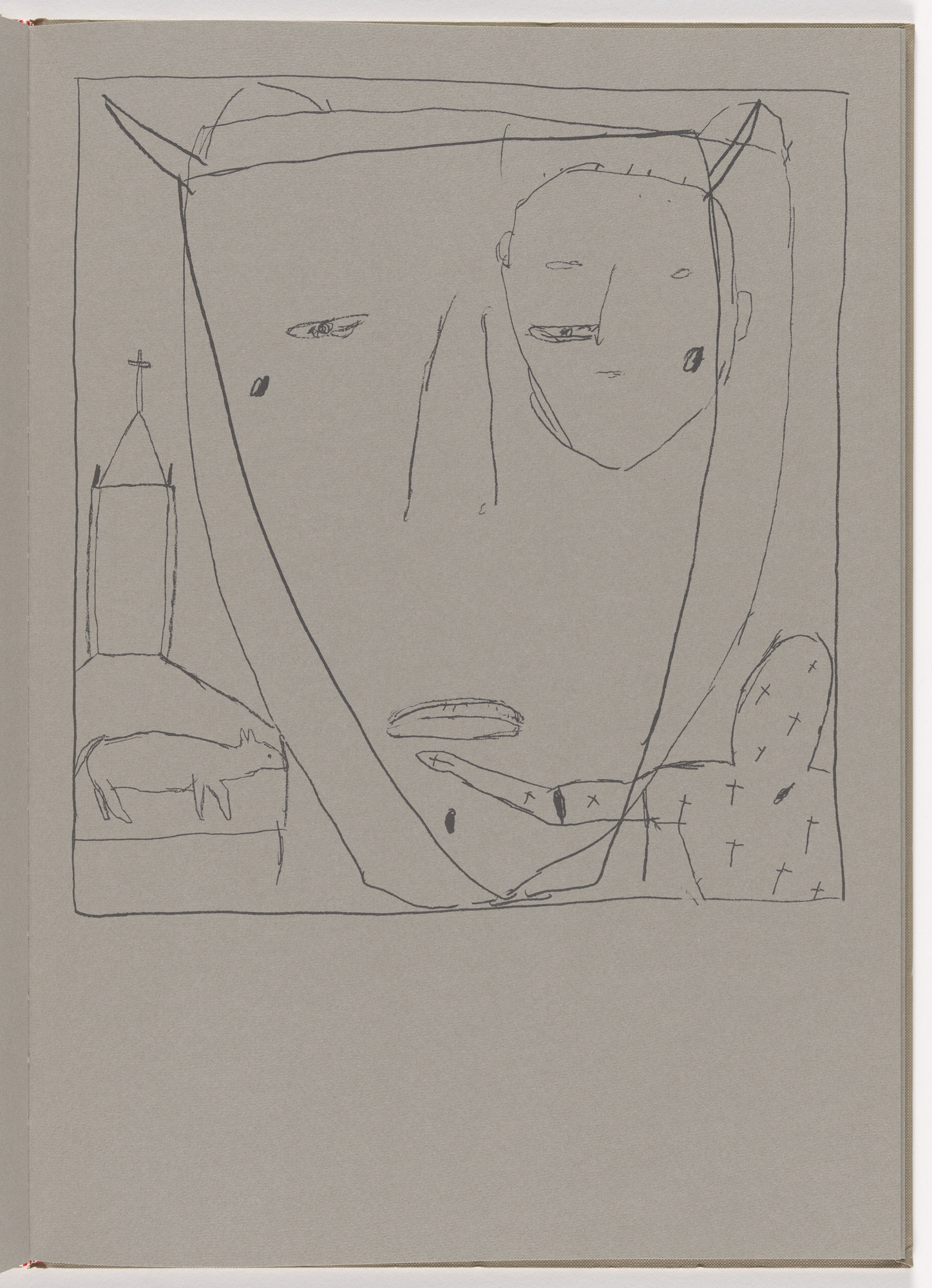 James Brown. Plate (folio 17) from Self Portraits
