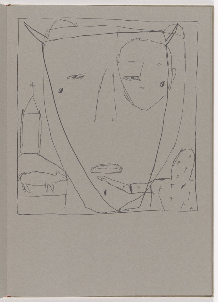 Plate (folio 17) from Self Portraits