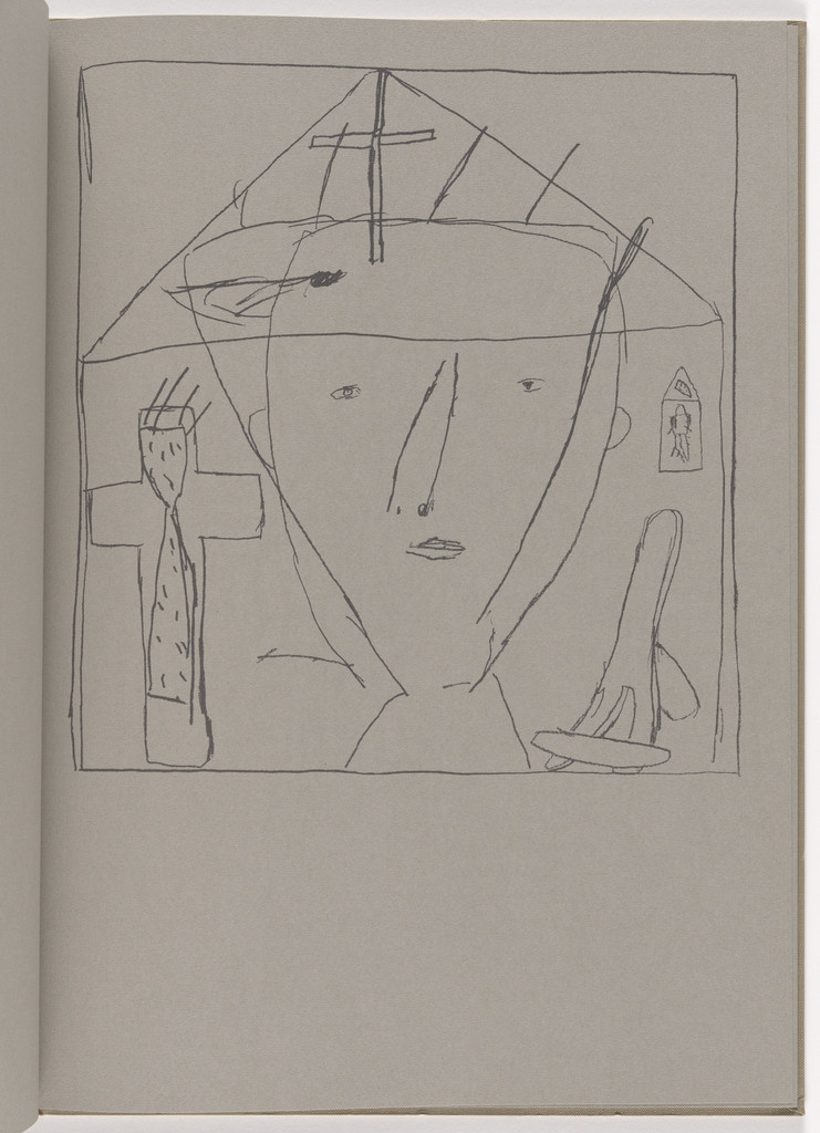 Plate (folio 18) from Self Portraits, James Brown, 1983