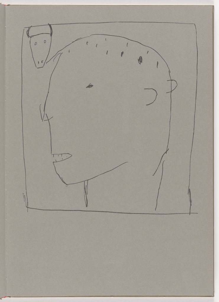 Plate (folio 3) from Self Portraits