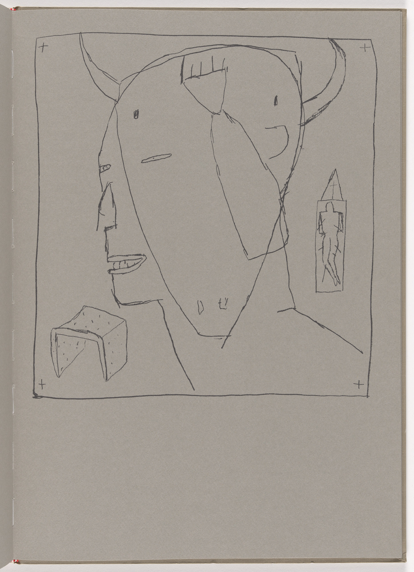 James Brown. Plate (folio 28) from Self Portraits