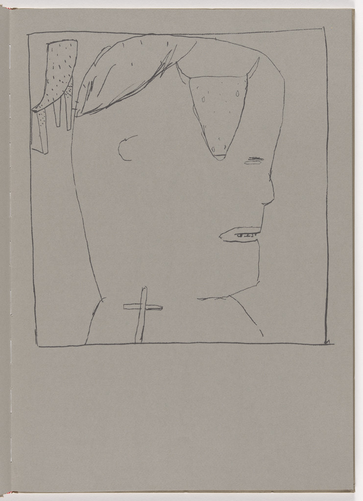 Plate (folio 4) from Self Portraits, James Brown, 1983