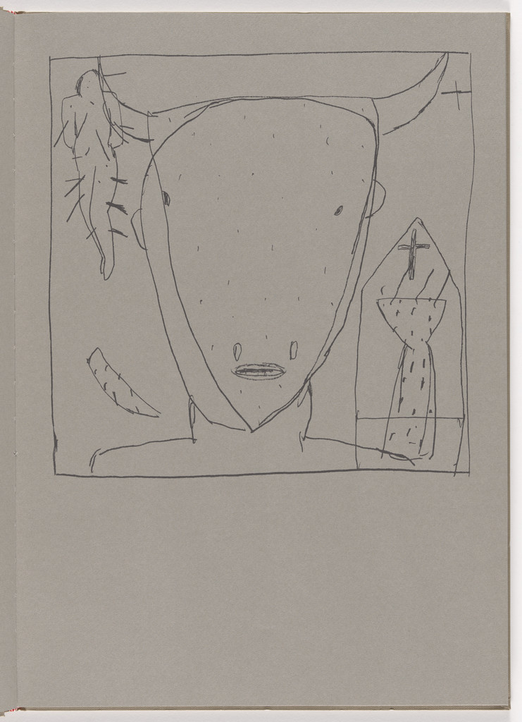 Plate (folio 5) from Self Portraits