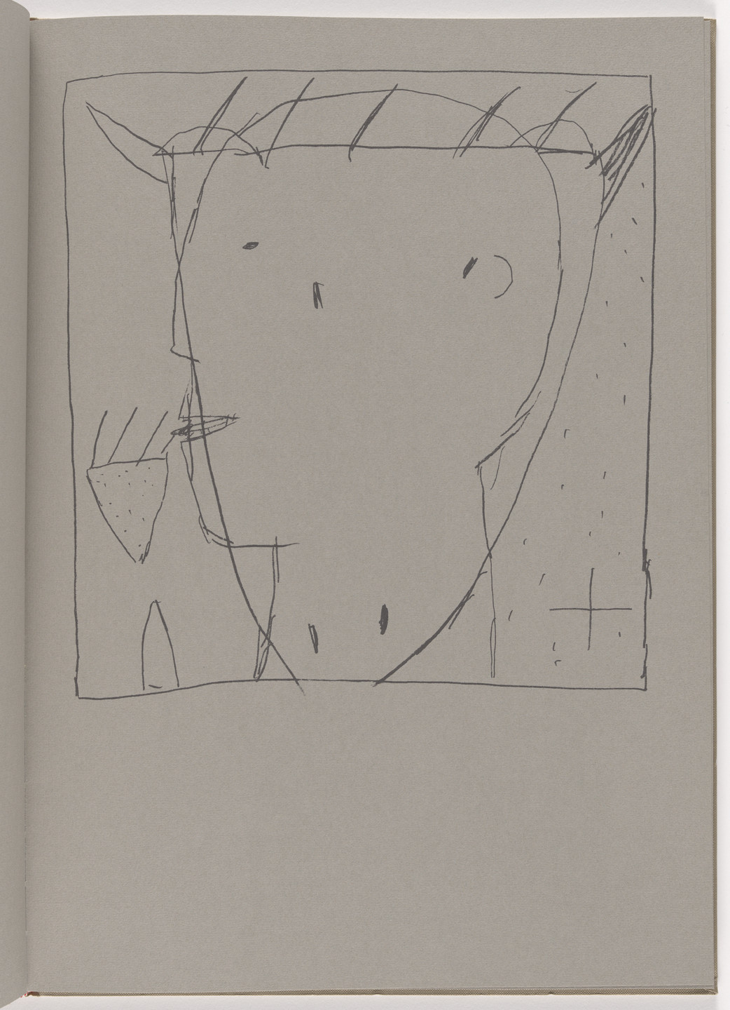 James Brown. Plate (folio 6) from Self Portraits. 1983