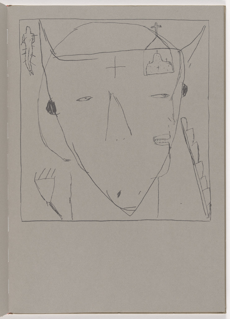 Plate (folio 8) from Self Portraits