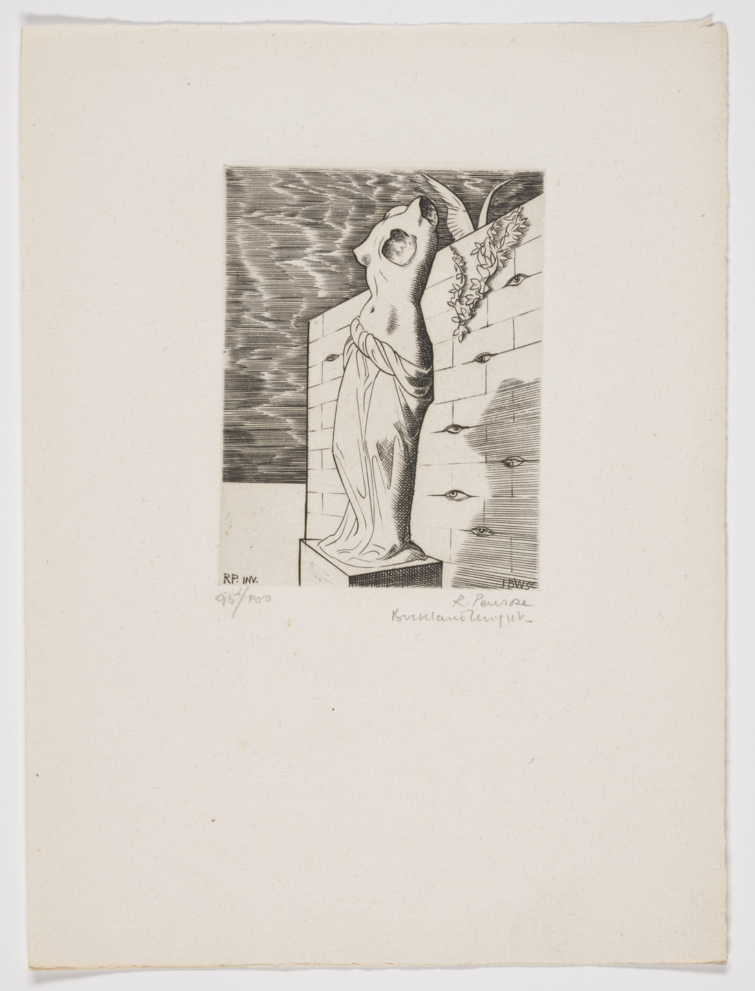 Roland Penrose. Untitled (plate, folio 3) from Salvo for Russia. 1942