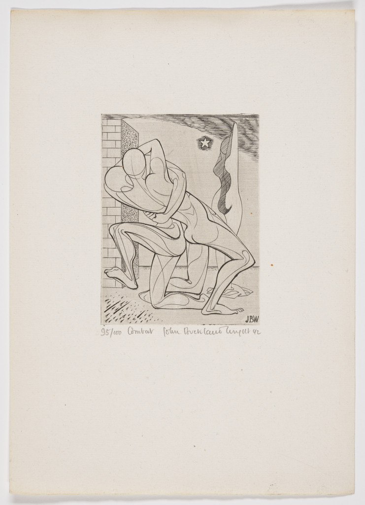 Combat (plate, folio 8) from Salvo for Russia