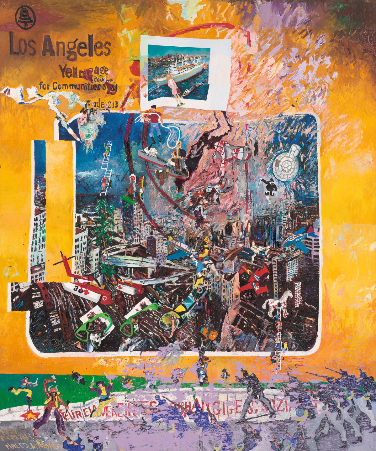 Malcolm Morley. The Day of the Locust. 1977