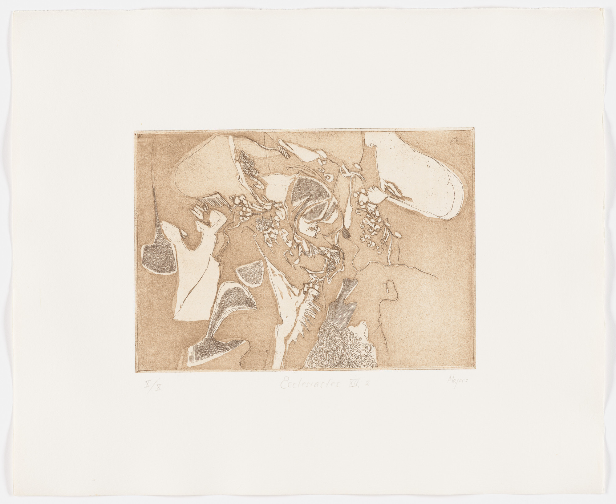 William Majors. Ecclesiastes XII:2 (plate, folio 32) from Etchings from Ecclesiastes