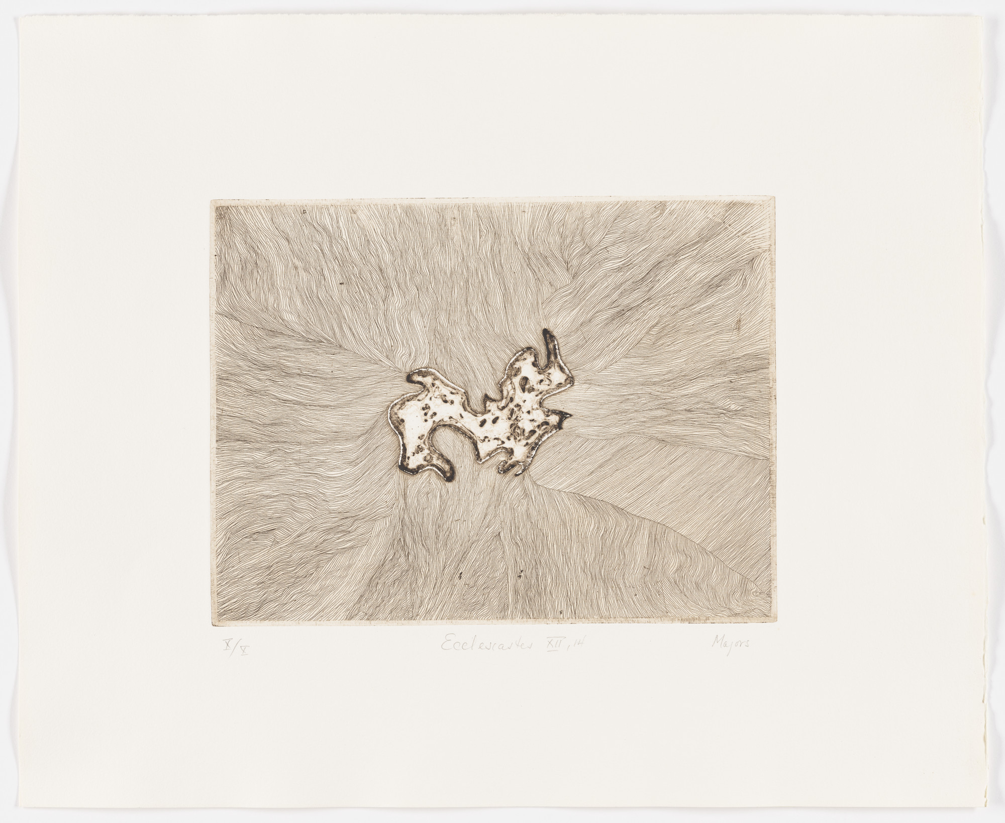 William Majors. Ecclesiastes XII:14 (plate, folio 33) from Etchings from Ecclesiastes