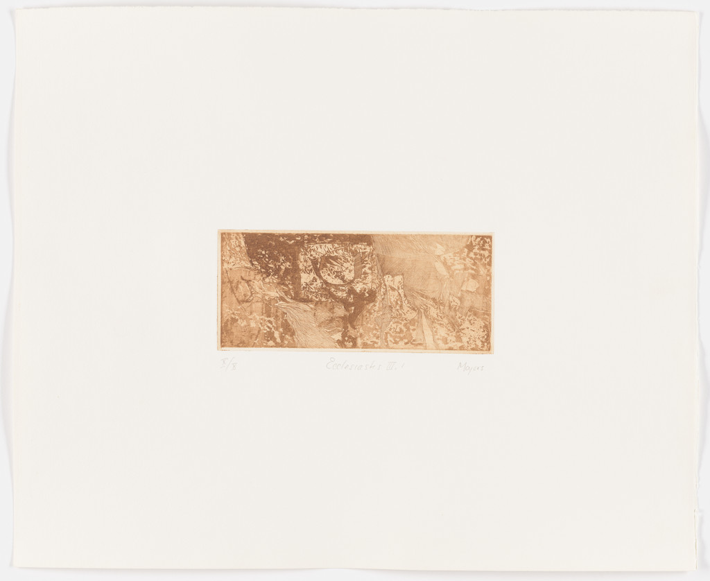 Ecclesiastes III:1 (plate, folio 10) from Etchings from Ecclesiastes
