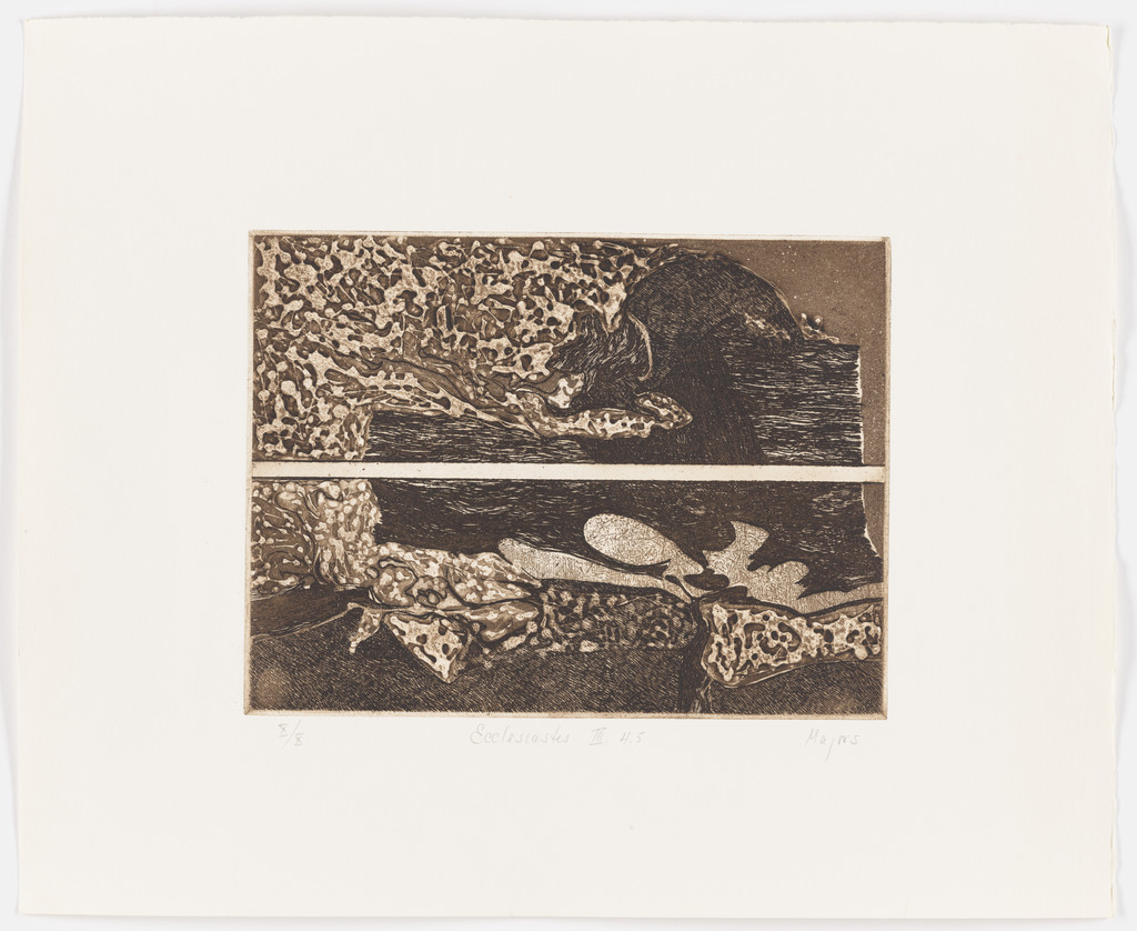 Ecclesiastes III:4,5 (plate, folio 13) from Etchings from Ecclesiastes