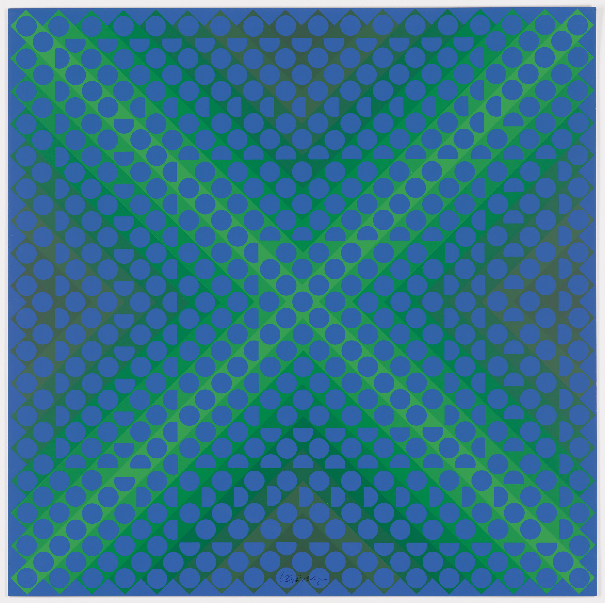 Victor Vasarely. Untitled from the portfolio CTA 102