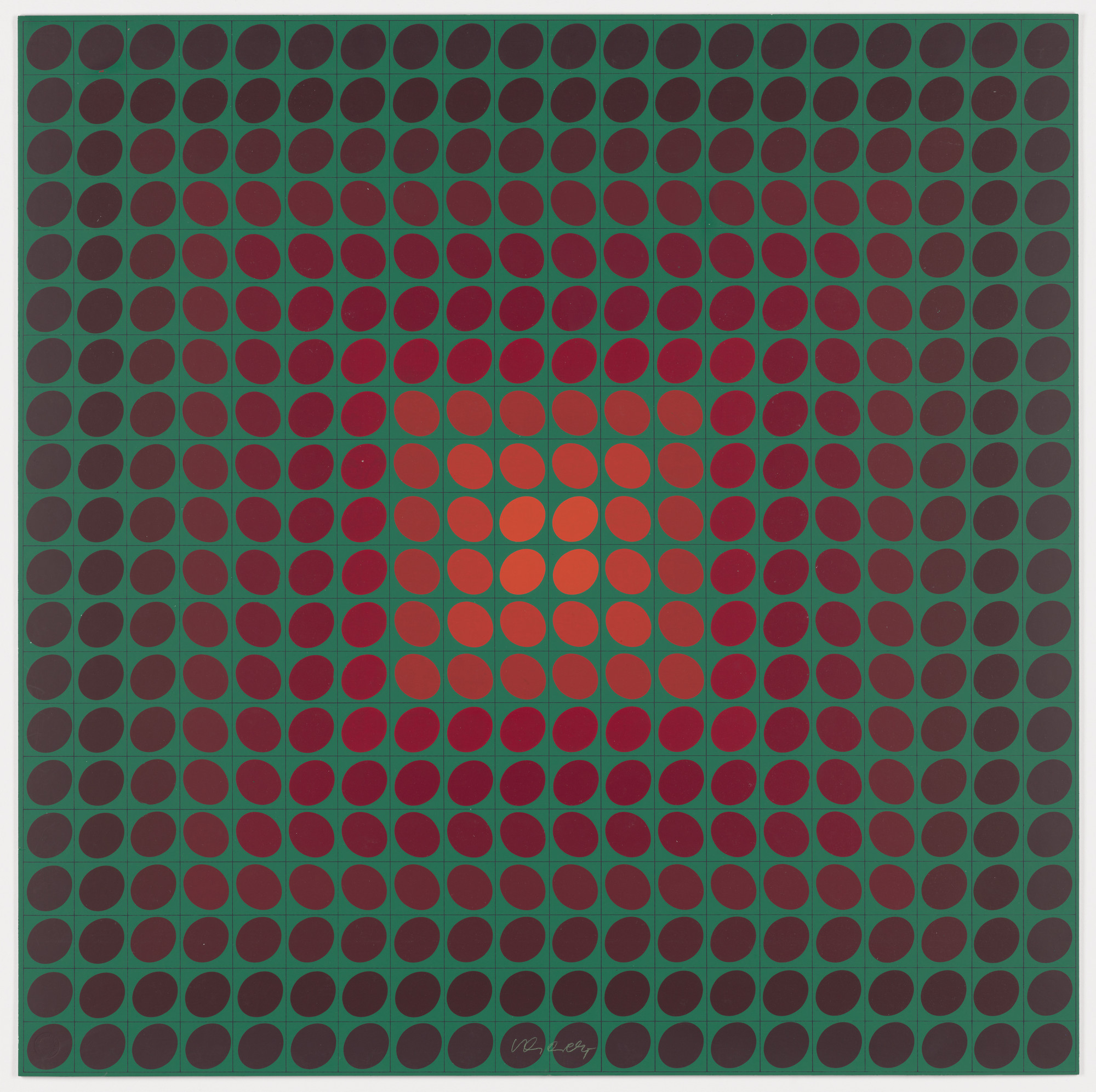 Victor Vasarely. Untitled from the portfolio CTA 102