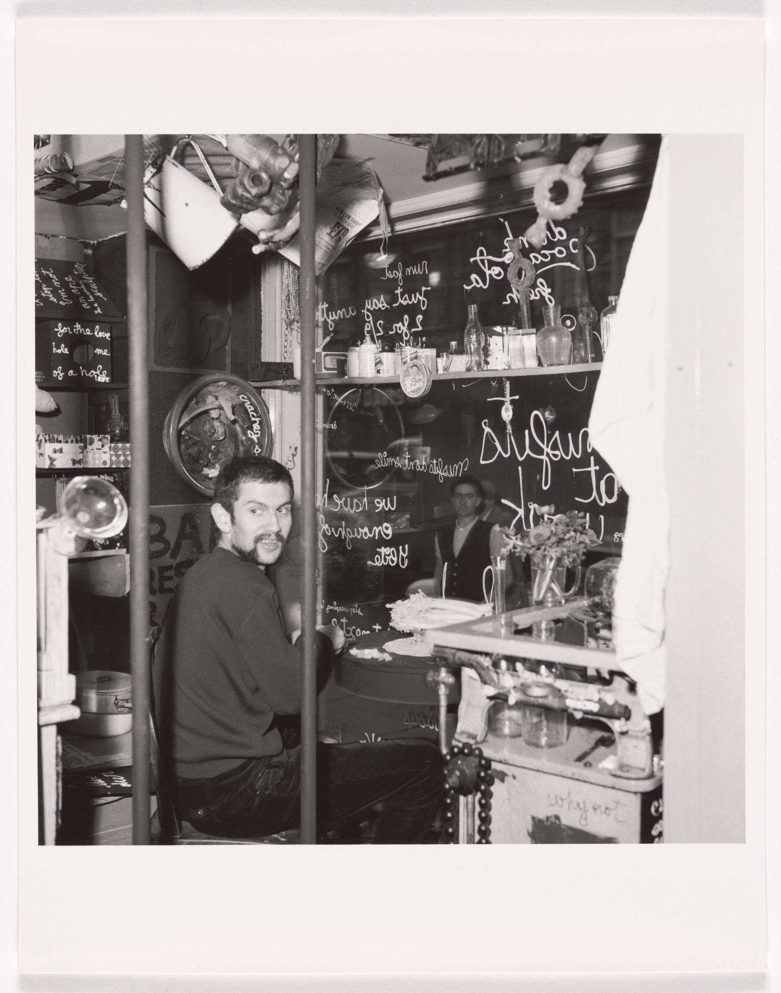 Ben Vautier. Sculpture Vivante (Living Sculpture), Festival of Misfits, Gallery One, London, October 23- November 8, 1962