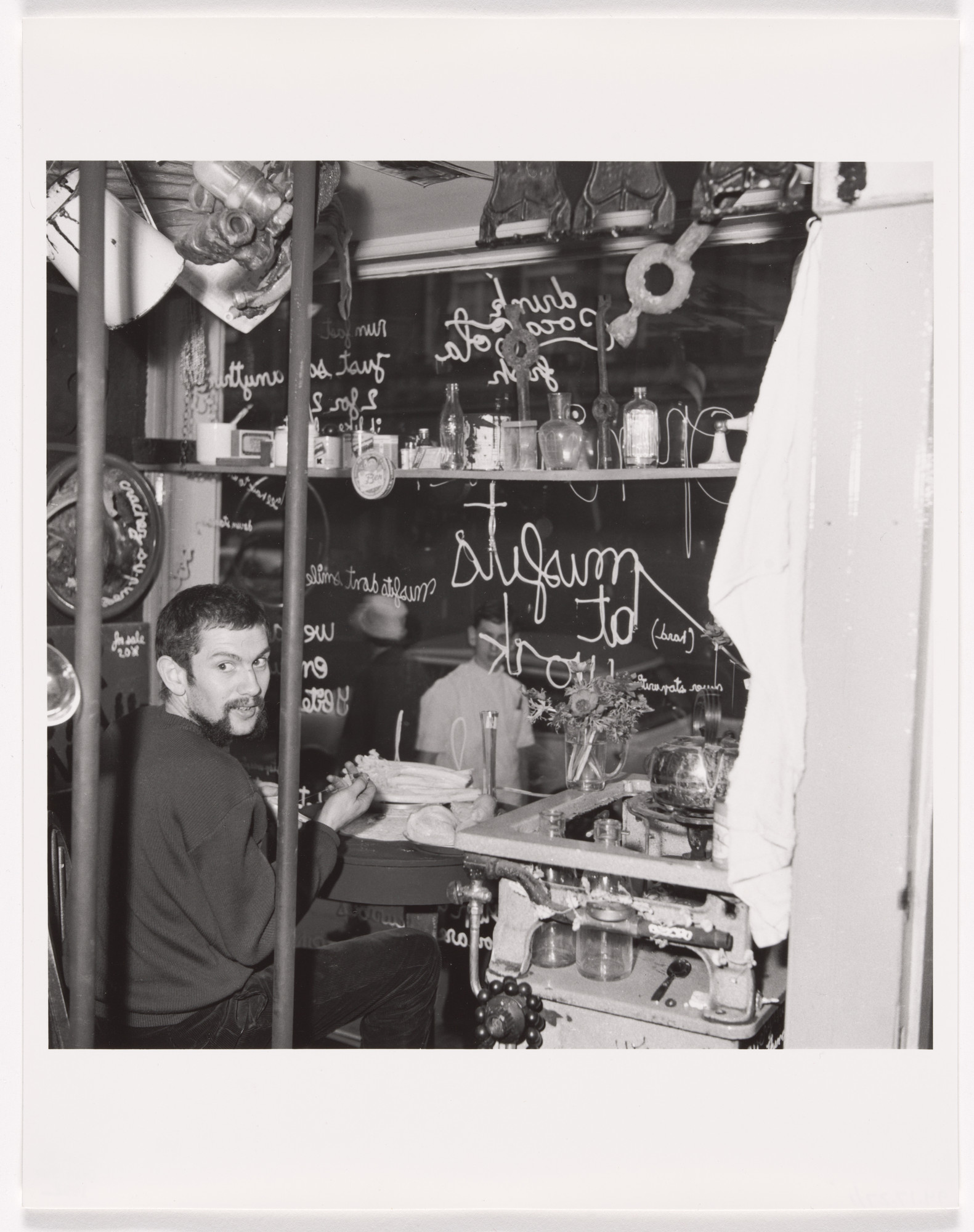 Ben Vautier. Sculpture Vivante (Living Sculpture), Festival of Misfits, Gallery One, London, October 23- November 8, 1962