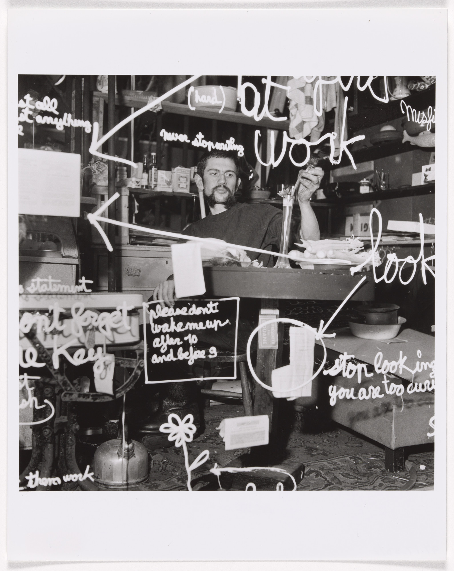 Ben Vautier. Sculpture Vivante (Living Sculpture), Festival of Misfits, Gallery One, London, October 23- November 8, 1962