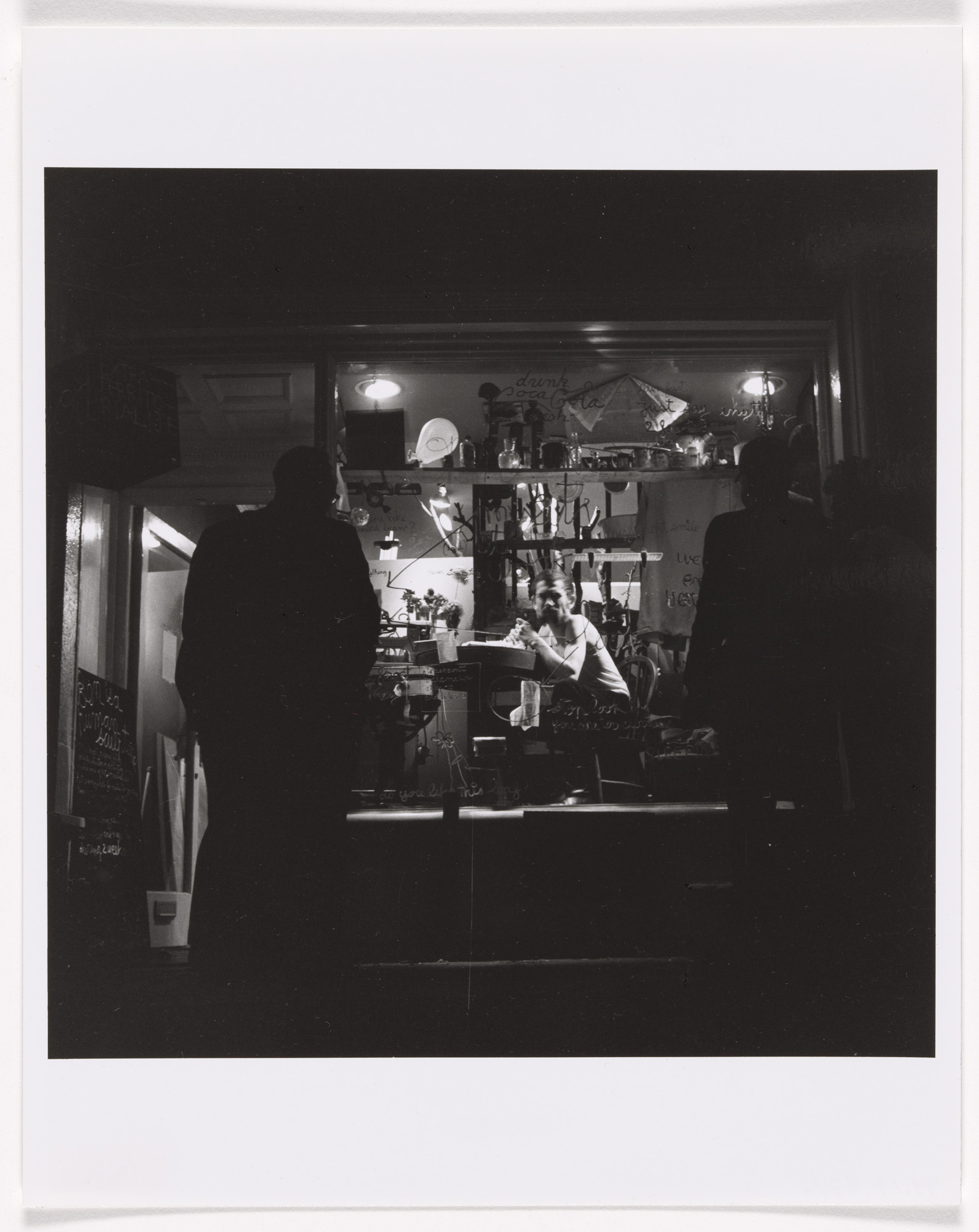 Ben Vautier. Sculpture Vivante (Living Sculpture), Festival of Misfits, Gallery One, London, October 23- November 8, 1962