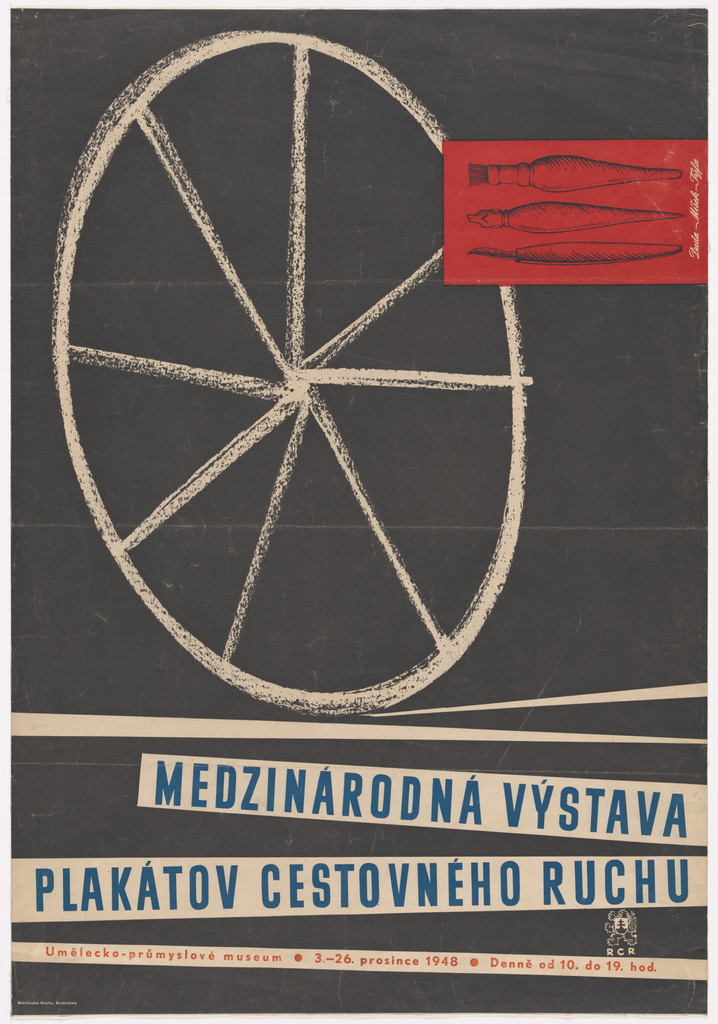 Medzinarodna Vystava Plakatov Cestovneho Ruchu (Poster for Czech poster exhibition, UPM [National Design Museum], Prague)
