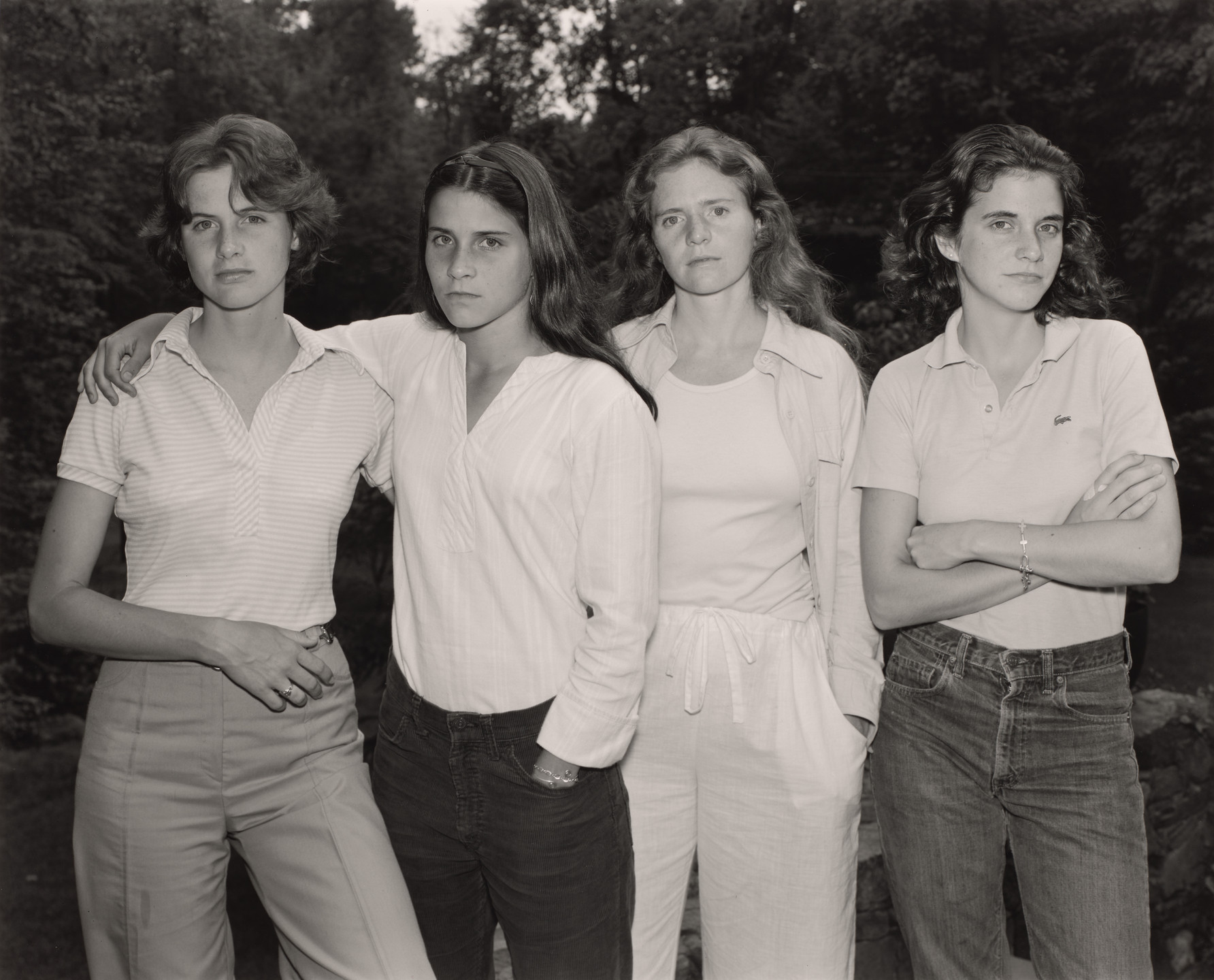 Nicholas Nixon. The Brown Sisters, New Canaan, Connecticut. 1975