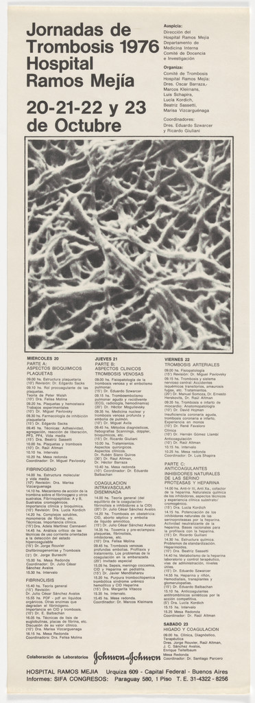 Jornadas de Trombosis (White with Sponsor)