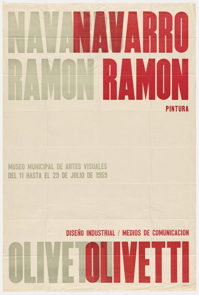 Navarro Ramon and Olivetti exhibition