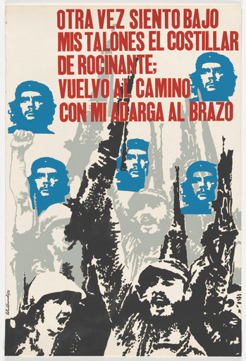 Otra vez siento bajo mis talons el costillar de rocinante; vuelvo al 
camino con mi adarga al brazo
