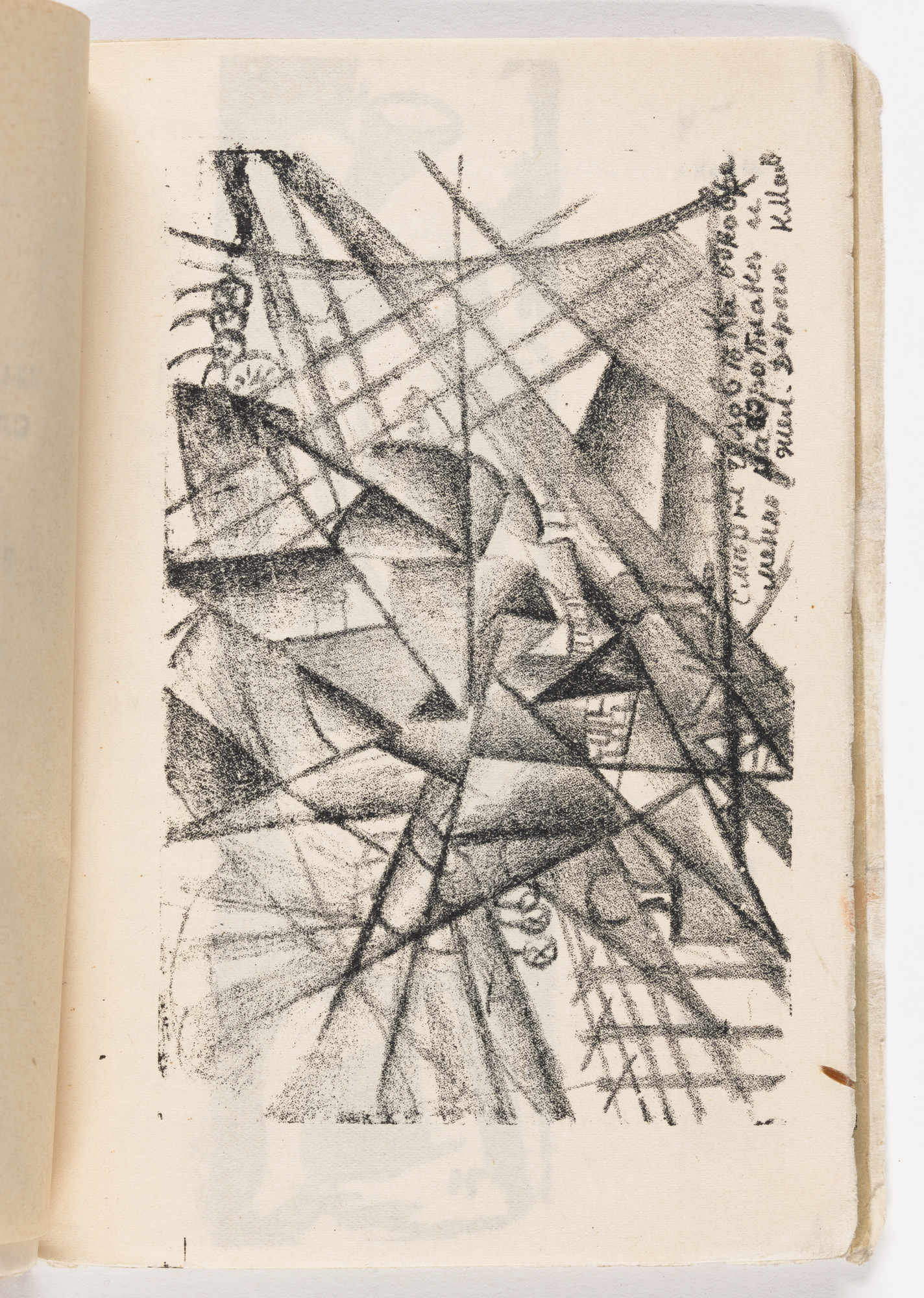Kazimir Malevich. Plate (folio 17) from Vzorval' (Explodity)