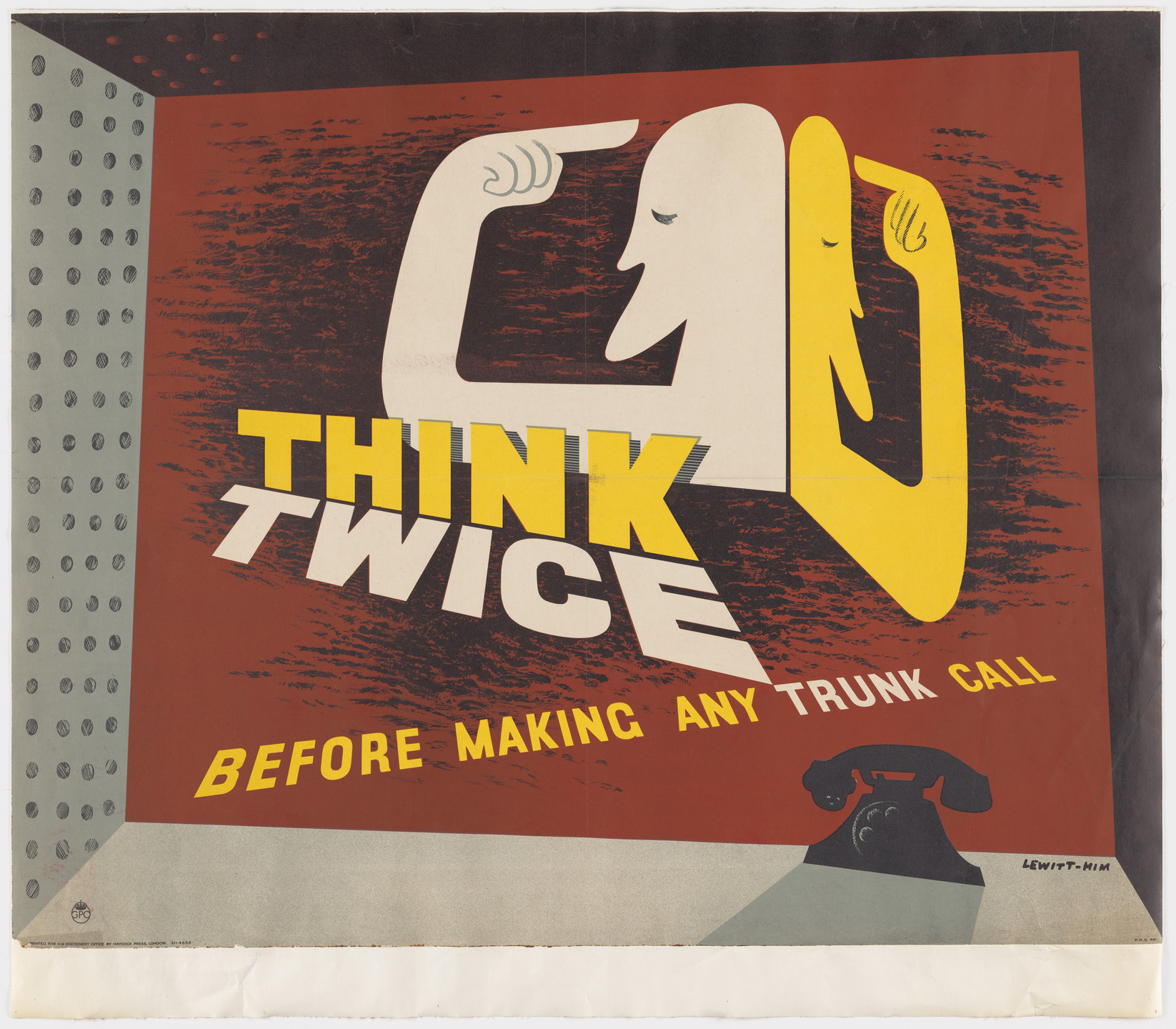 Jan Lewitt, George Him. Think Twice Before Making Any Trunk Calls. 1939-1945