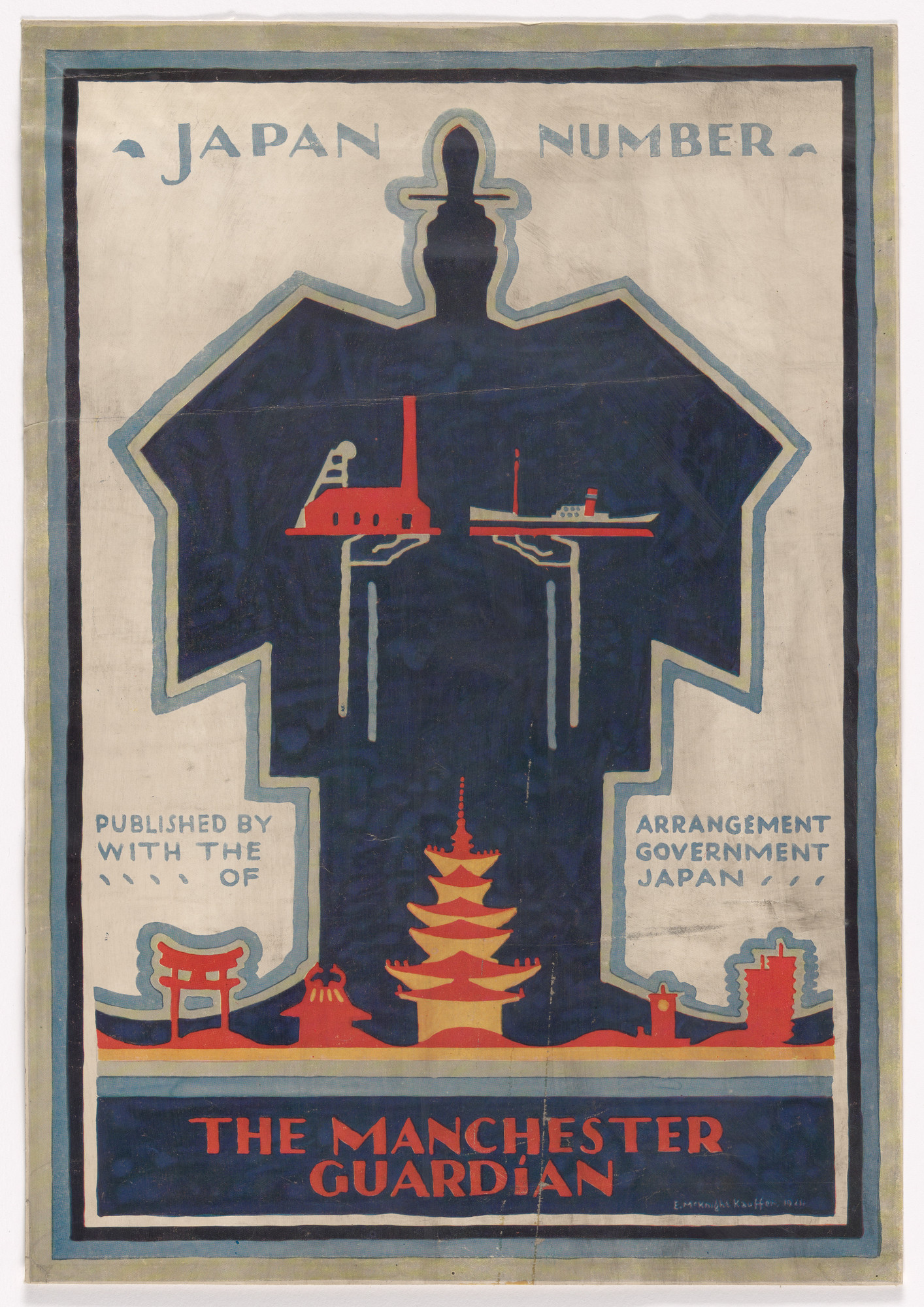 E. McKnight Kauffer. Japan Number, The Manchester Guardian