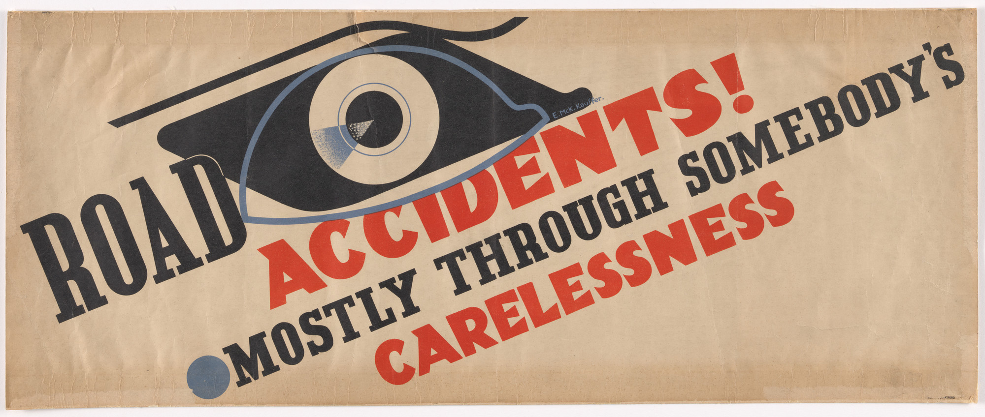 E. McKnight Kauffer. Road Accidents
