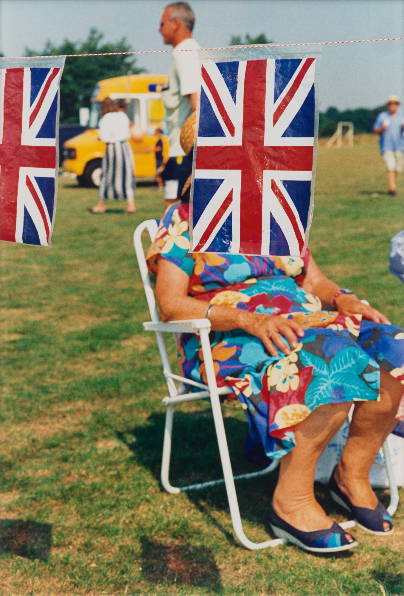 Martin Parr. British Flags at a Fair, Sedlescombe, England