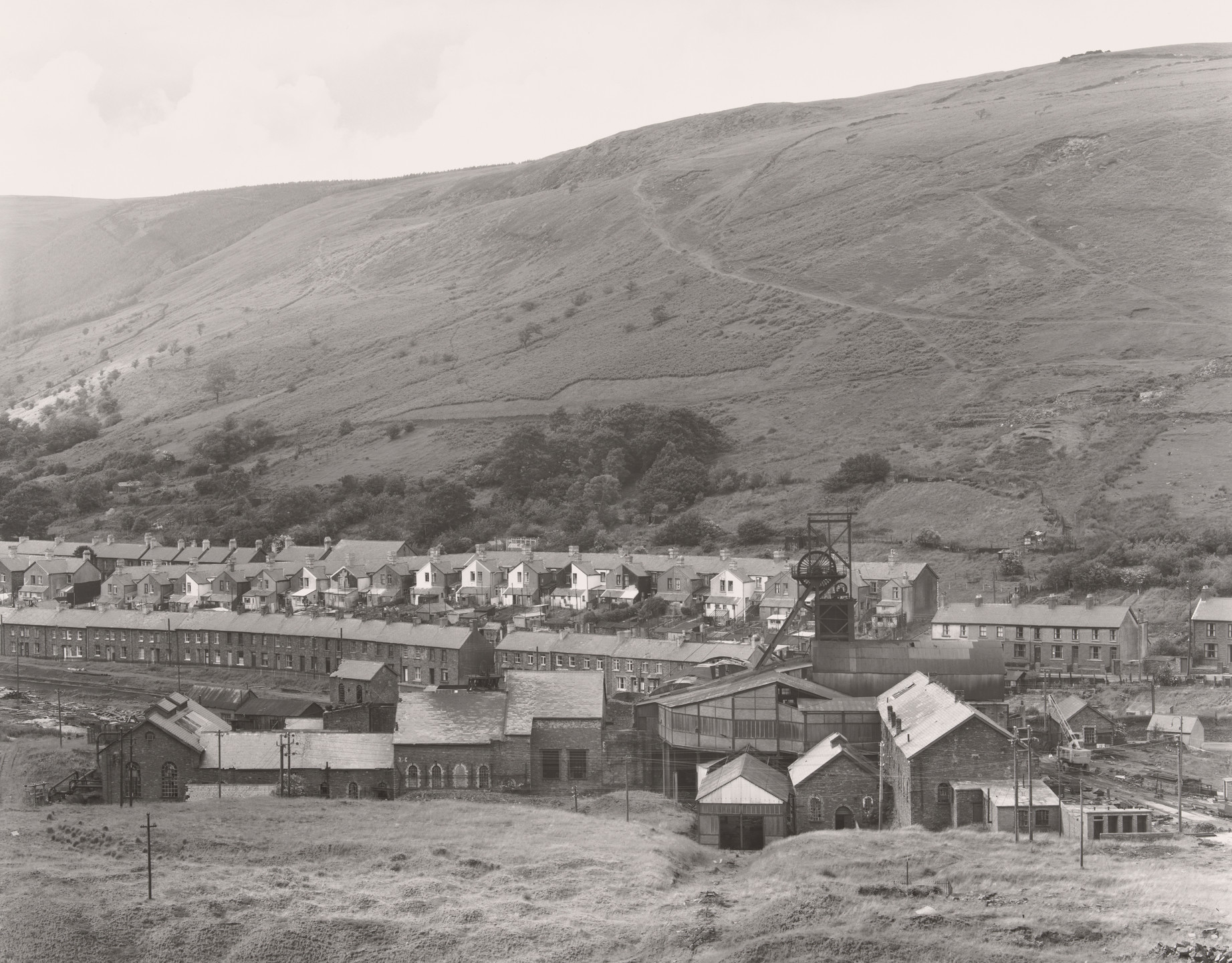 Bernd Becher, Hilla Becher. Fforchaman Colliery, Rhondda Valley, South Wales, United Kingdom. 1966