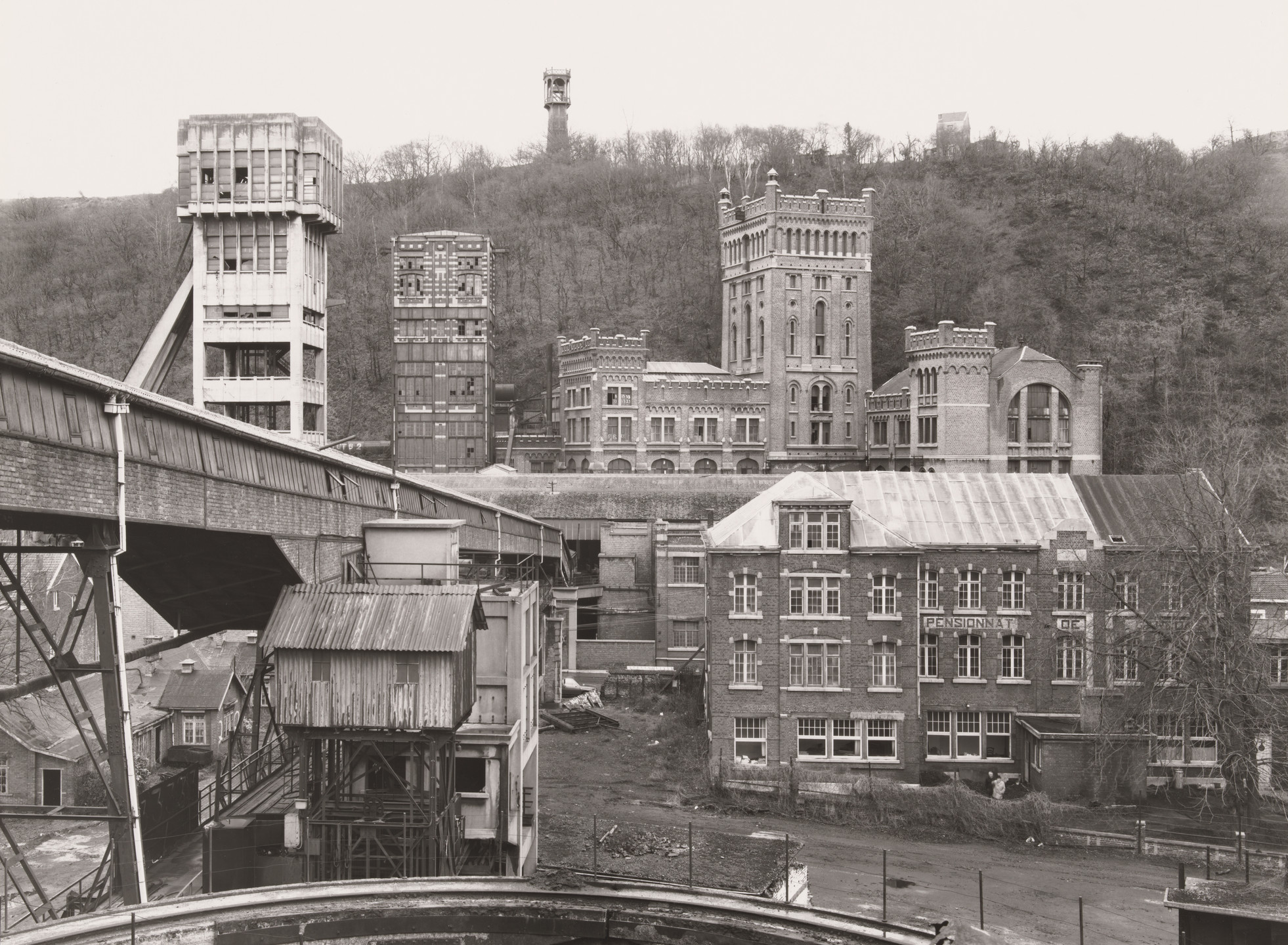 Bernd Becher, Hilla Becher. Charette Works, Liège, Belgium. 1980