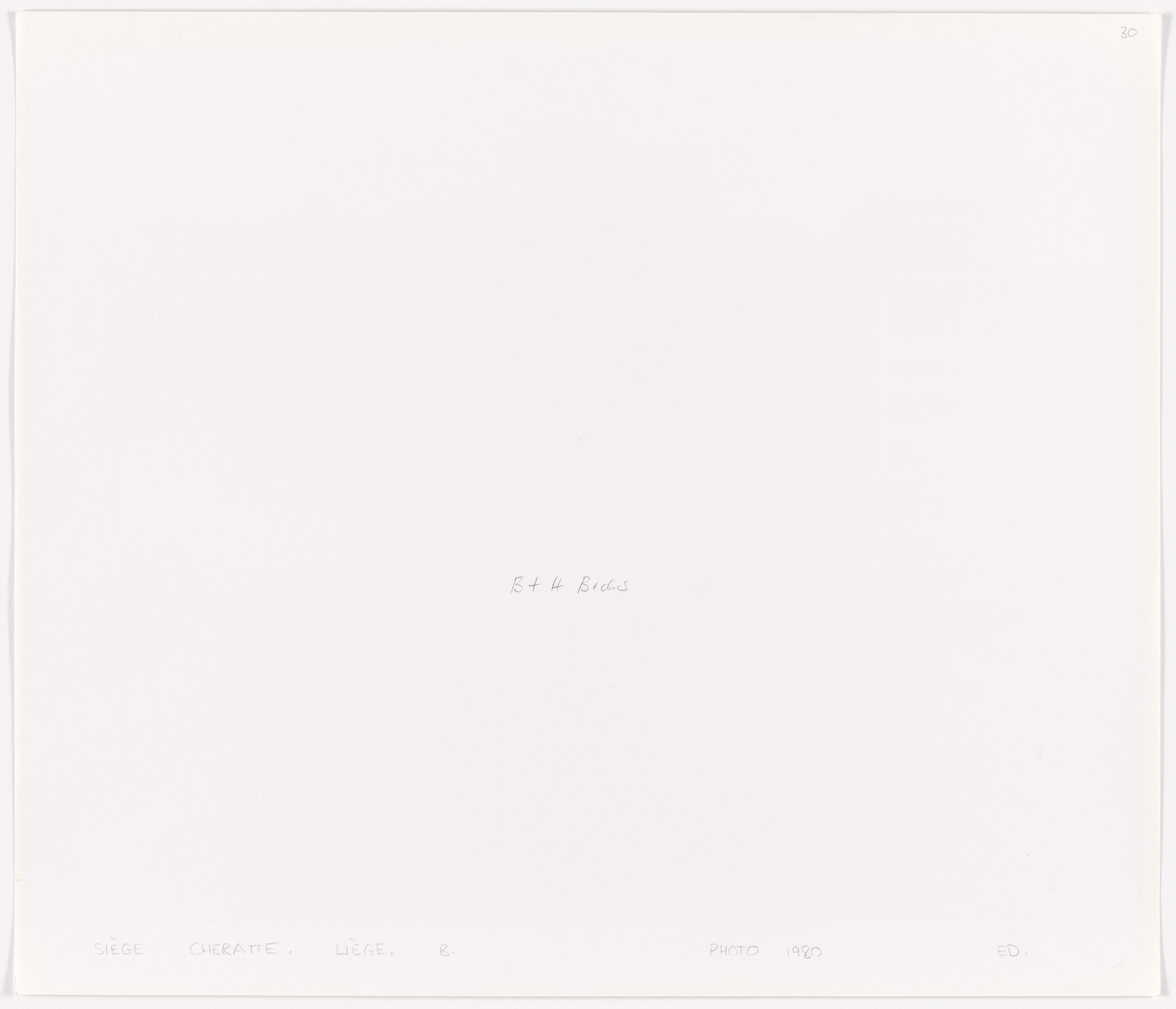 Bernd Becher, Hilla Becher. Charette Works, Liège, Belgium. 1980