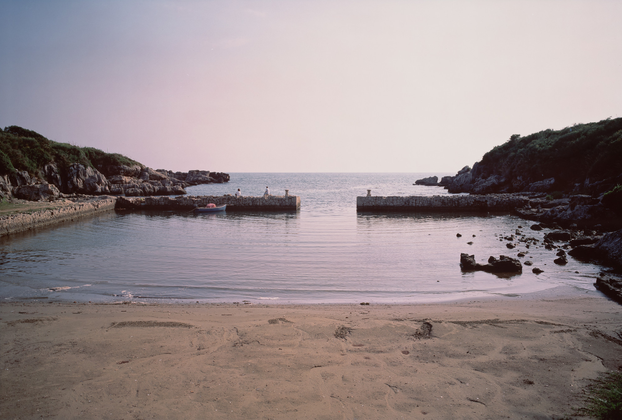 Allan Sekula. Remnants of a Roman harbor near Minturno, Italy from the series Fish Story. June 1992