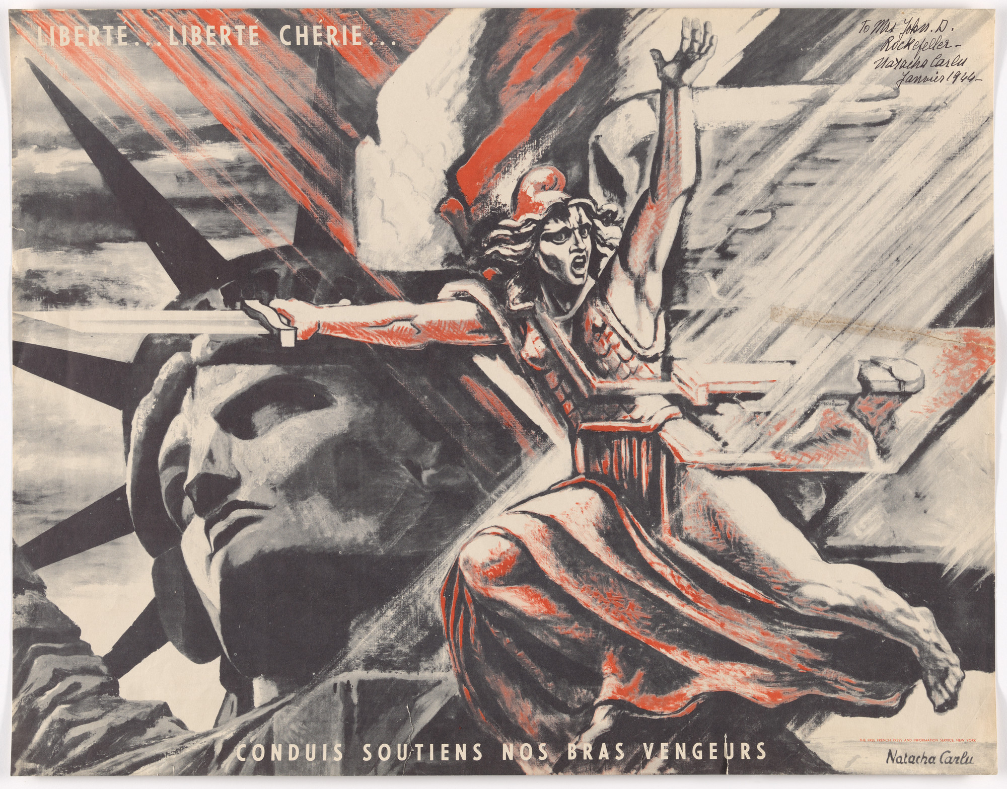 Natacha Carlu. Liberté, liberté chérie!