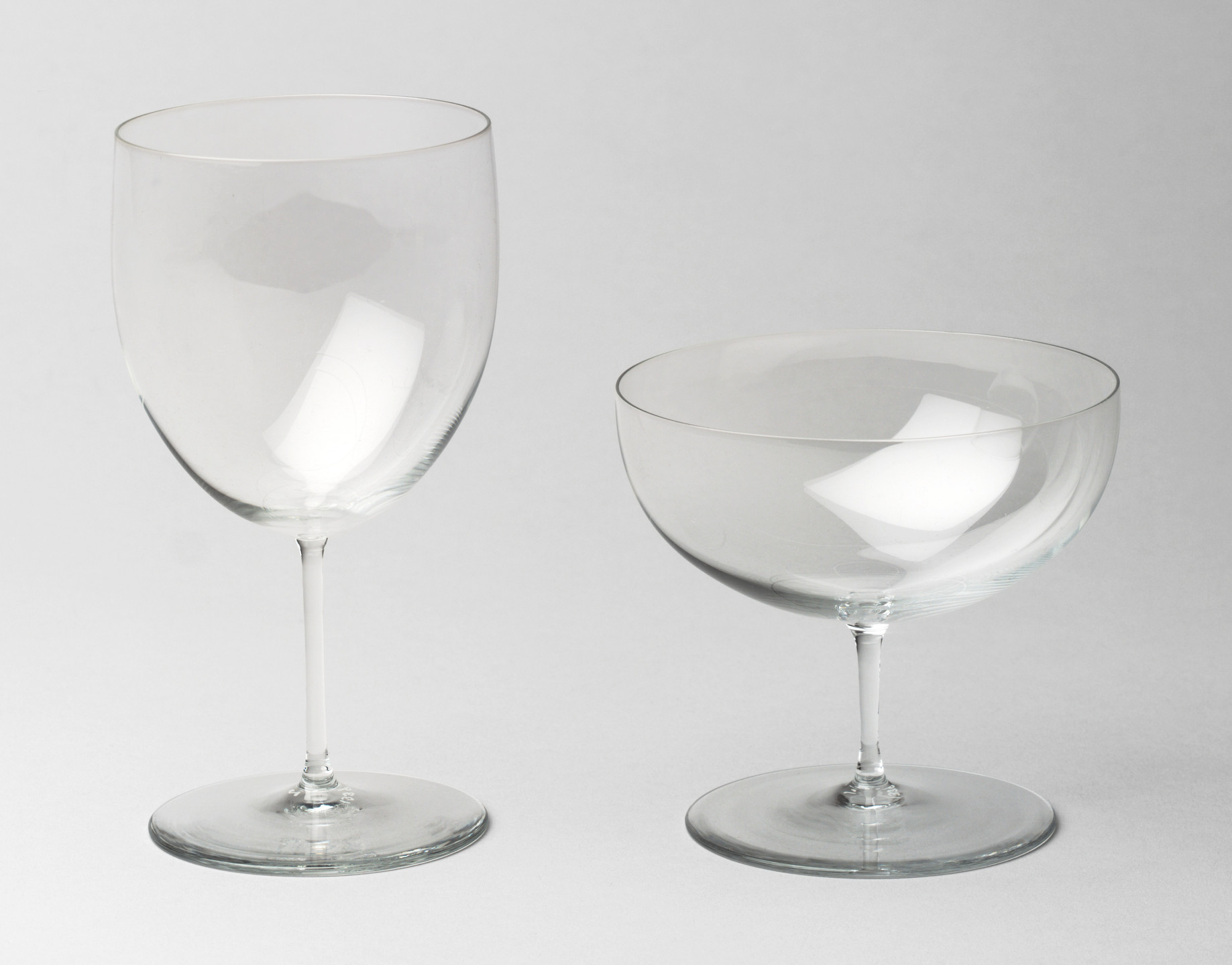 Richard Süssmuth. Straw Glass Series Glasses. 1956