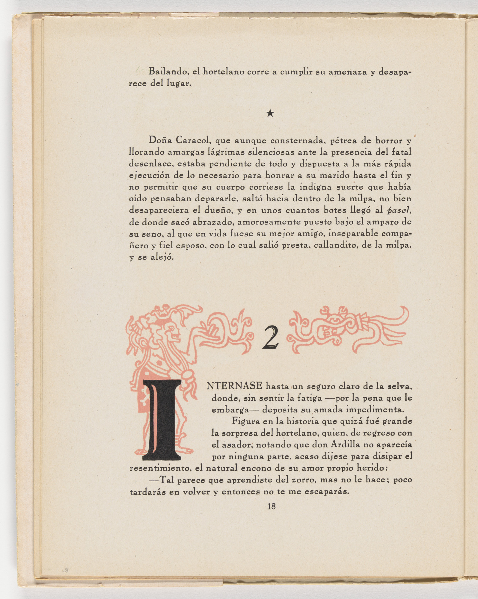 Leopoldo Méndez. Intérnase (headpiece, page 18) from the illustrated book Incidentes melódicos del mundo irracional (Melodic Incidents of the Irrational World)