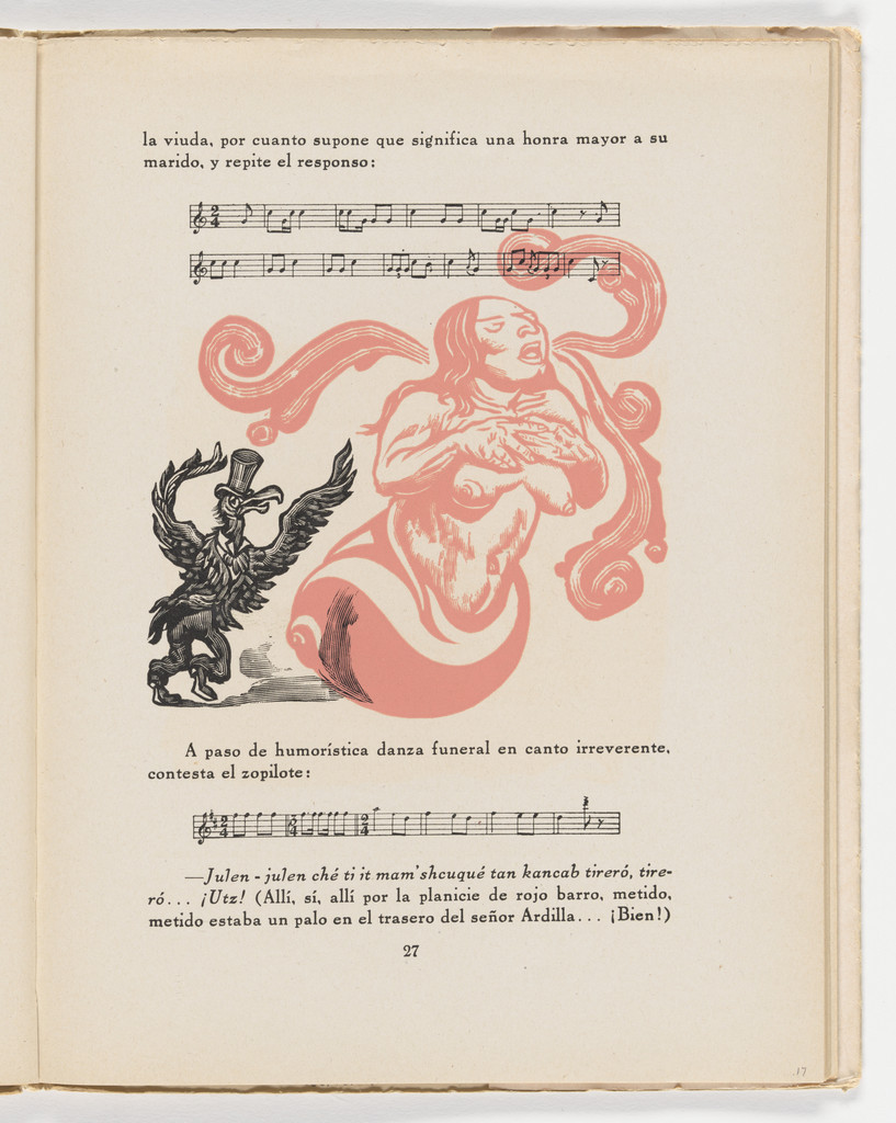 Responsa Doña Caracol (in-text plate, page 27) from the illustrated book Incidentes melódicos del mundo irracional (Melodic Incidents of the Irrational World)