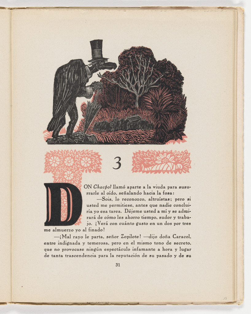 Vuelo para conquistar el Mundo (headpiece, page 31) from the illustrated book Incidentes melódicos del mundo irracional (Melodic Incidents of the Irrational World)