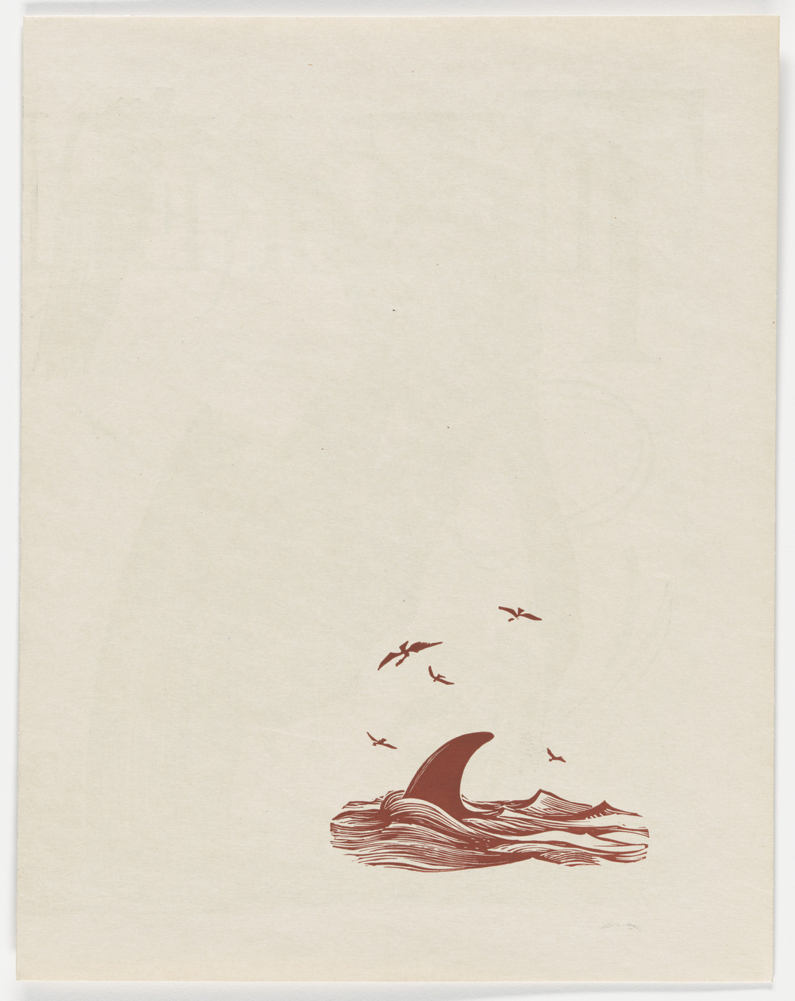 Lorenzo Homar. Vignette (folio 9) from Plenas. 1954, published 1955