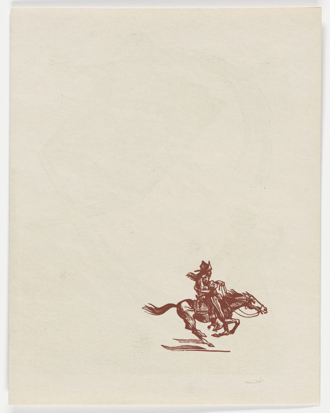 Lorenzo Homar. Vignette (folio 11) from Plenas. 1954, published 1955