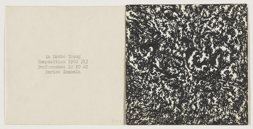 Performance 10 20 1962 of La Monte Young Composition 1960 #13