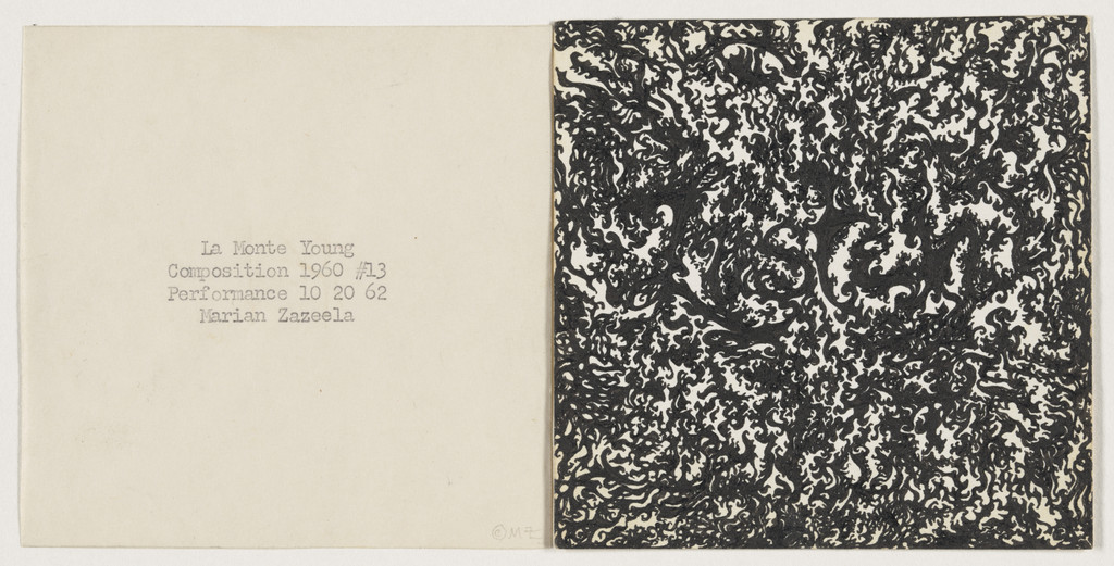 Performance 10 20 1962 of La Monte Young Composition 1960 #13