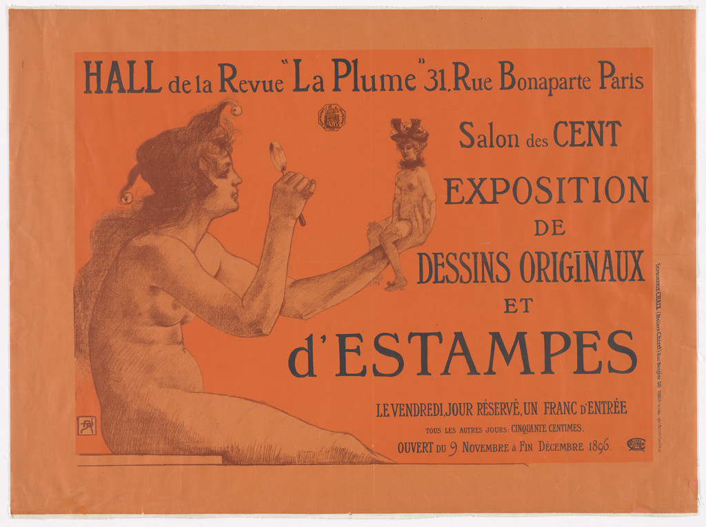 Salon des Cent - Exposition of Original Drawings and Posters, November 9 - December 1896