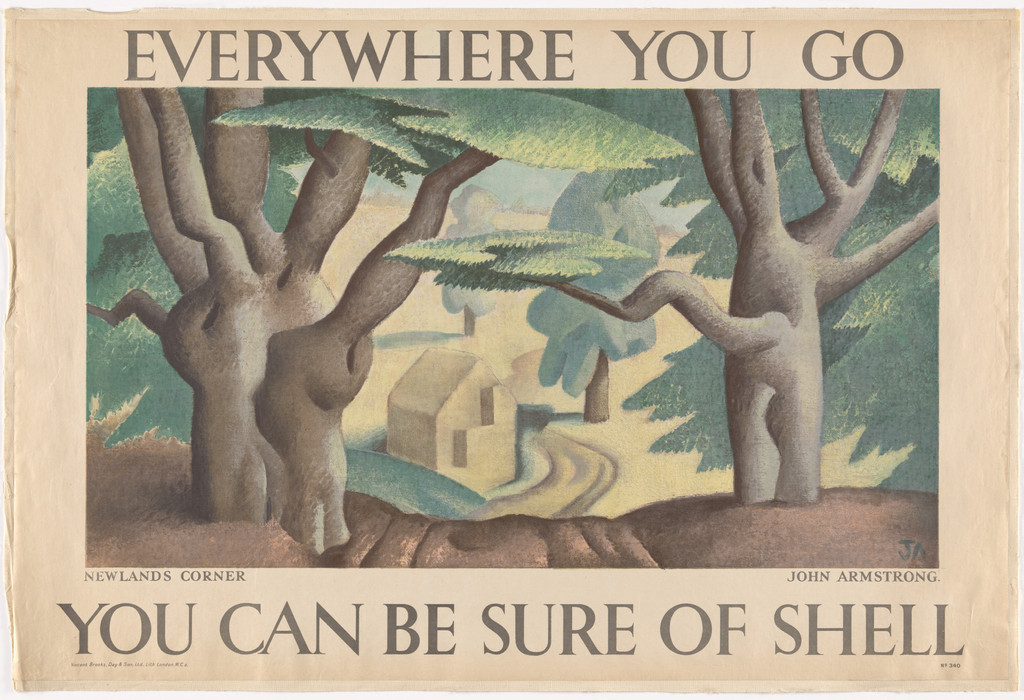 Newlands Corner. Everywhere You Go You Can Be Sure of Shell