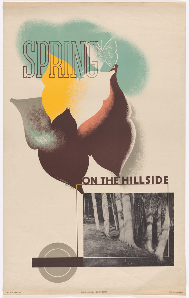 Spring on the Hillside (Poster for London Transport)